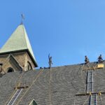 Semper Fi Roofing project on a Church in Milwaukee - 1