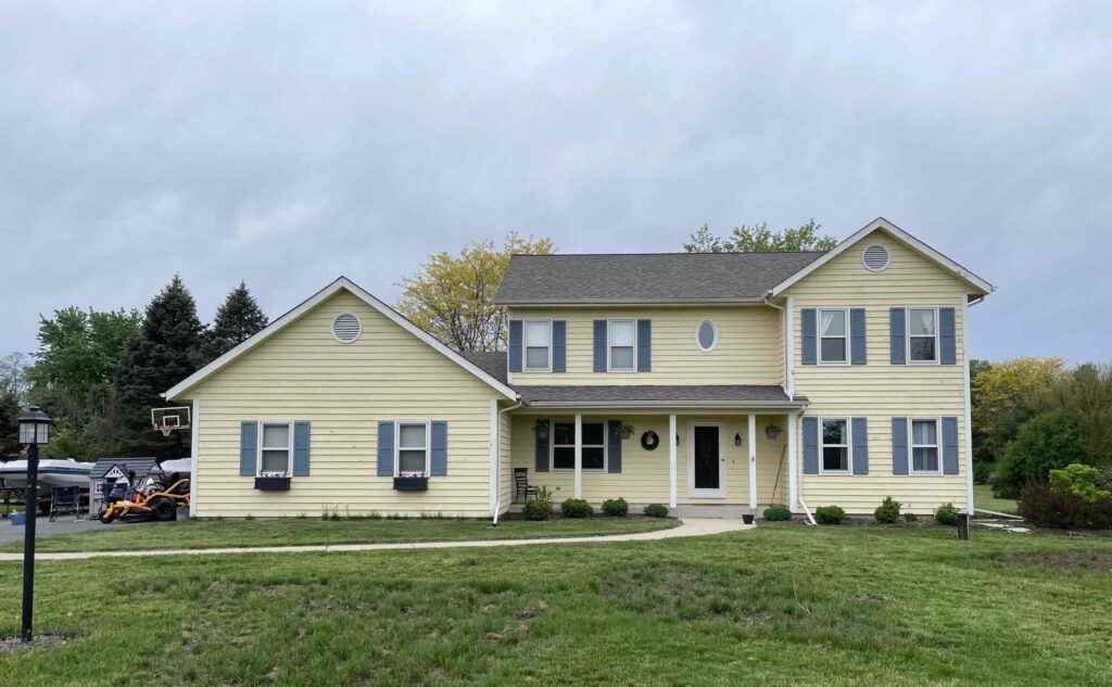 Exterior Remodel Transformation on Mukwonago WI Home