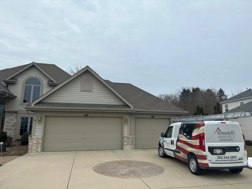 Home in Greenfield, WI after a roof replacement